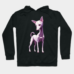 Cute Anime Whippet Dog Hoodie